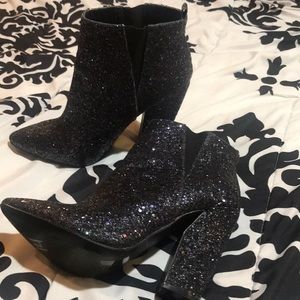 So Me Chunky Glitter Booties